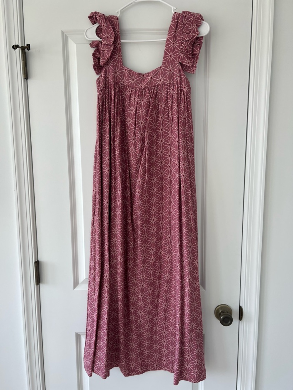 A New Day flutter sleeve linen dress XS